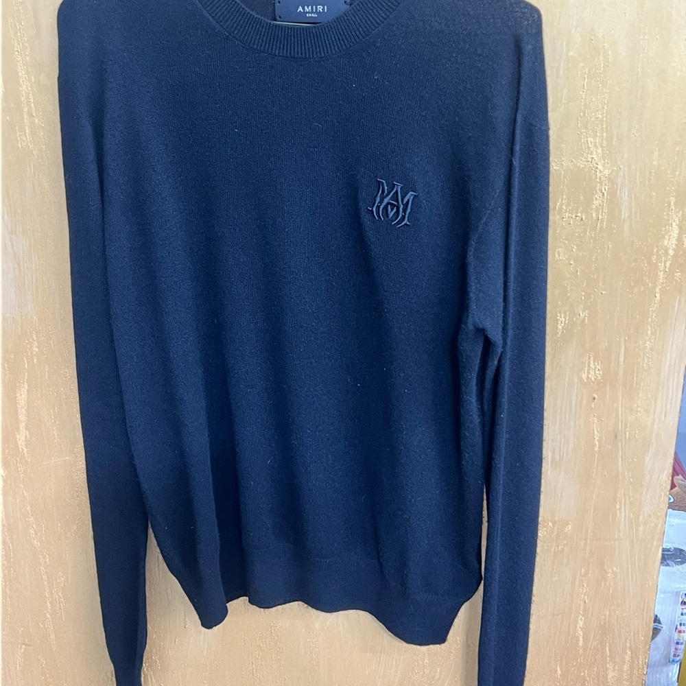 AMIRI Classic Black Crewneck Sweater